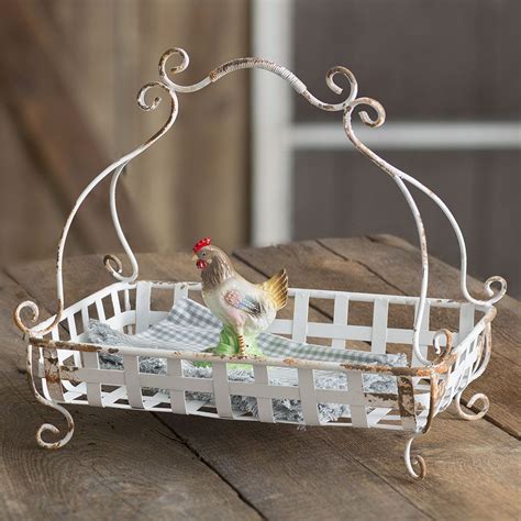 metal basket with handles retail with fabric|decorative metal baskets with handles.